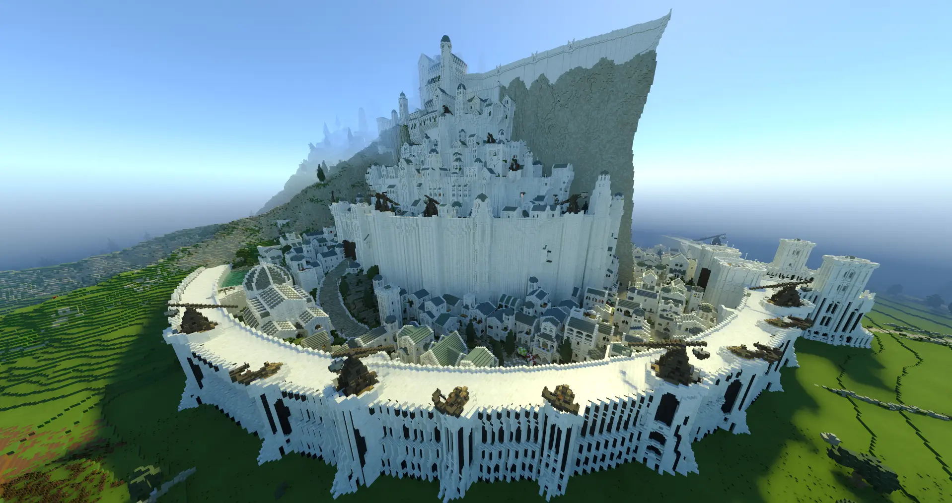 Minecraft with RTX  Minas Tirith by Minecraft Middle-Earth