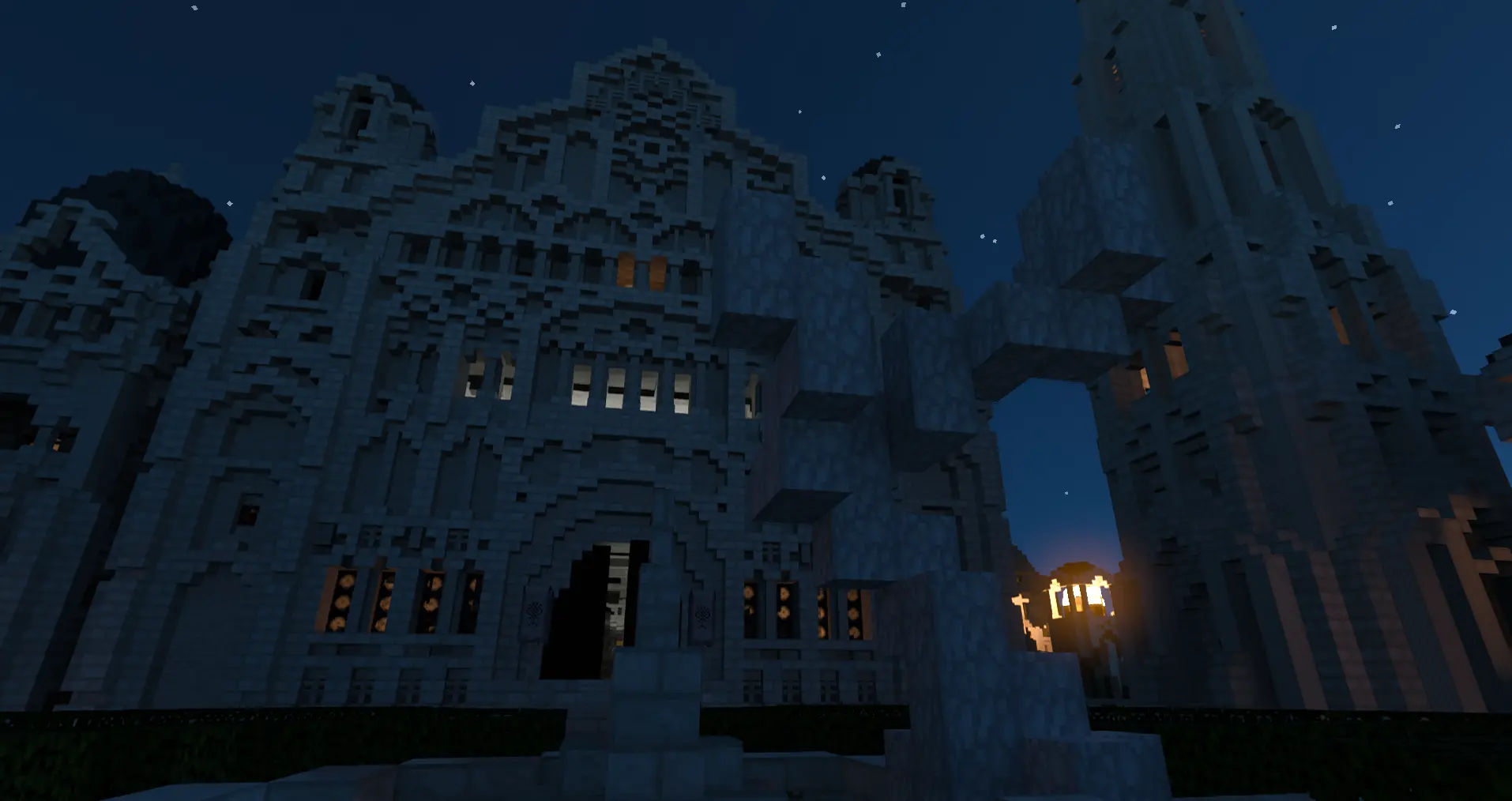 The Lord of the Rings' 'Minas Tirith' rebuilt in Minecraft