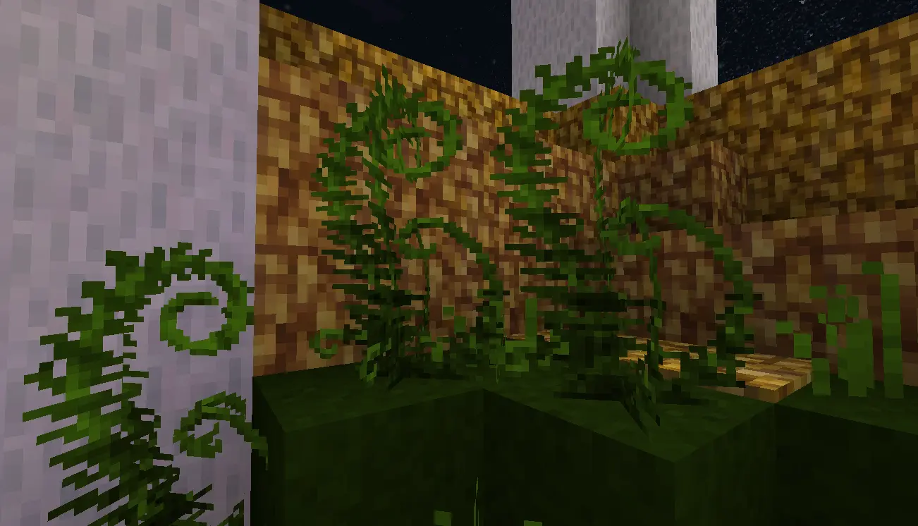Double block Fern Minecraft Middle Earth