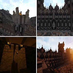 Black gate of Mordor (Wall Design)