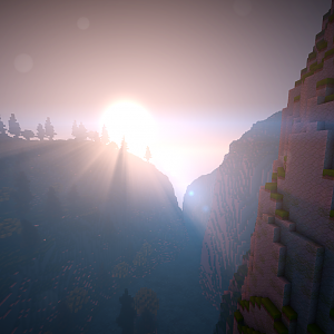 A truly beautiful sunset over a mountain