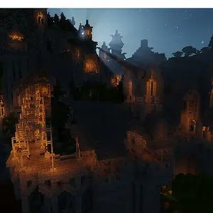 Rivendell in moonlight