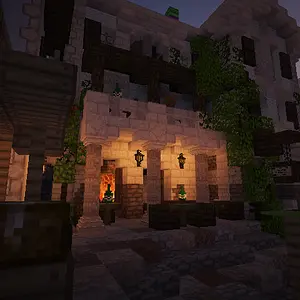 Inn in cliff town