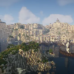 View on the Sea Town in Dol Amroth