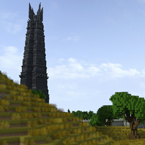 Orthanc over the hill