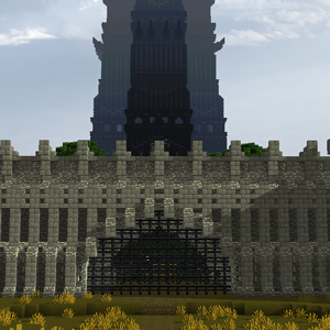 The outer gate of Isengard