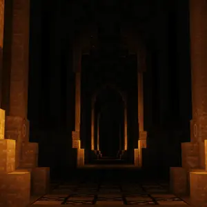 An alley in Moria.