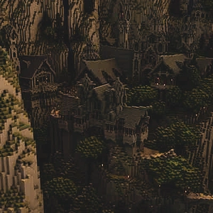 Rivendell at dusk.