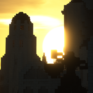 Sunset on Minas Tirith 1