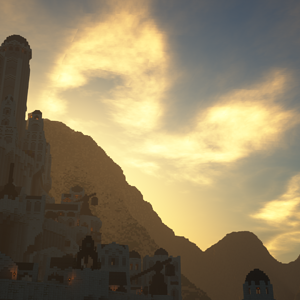 Sunset on Minas Tirith 12