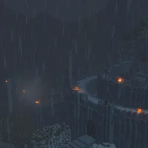 Rain at Helm's Deep