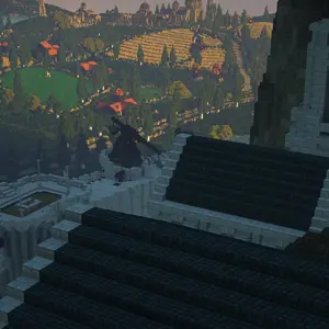 A chilly dusk in Minas Tirith