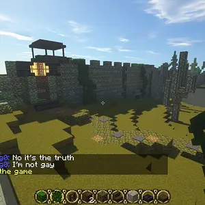Destroyed Helm's Deep