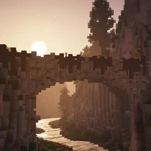 bridge at sunset