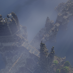 Osgiliath with fog