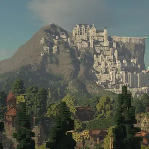 Minas Tirith form a distance