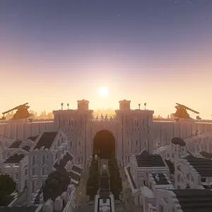 The sun rises on Minas Tirith