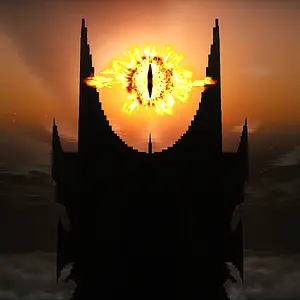 The eye of sauron (Barad Dûr)