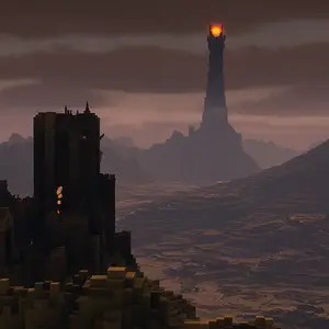 Durthang (facing Barad-Dûr)