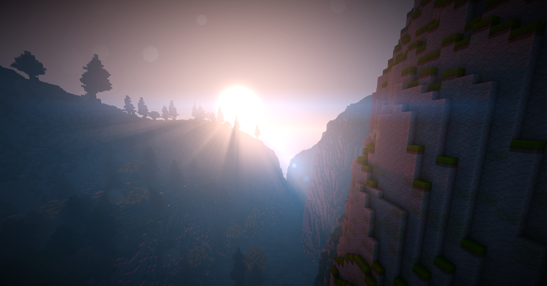 A truly beautiful sunset over a mountain