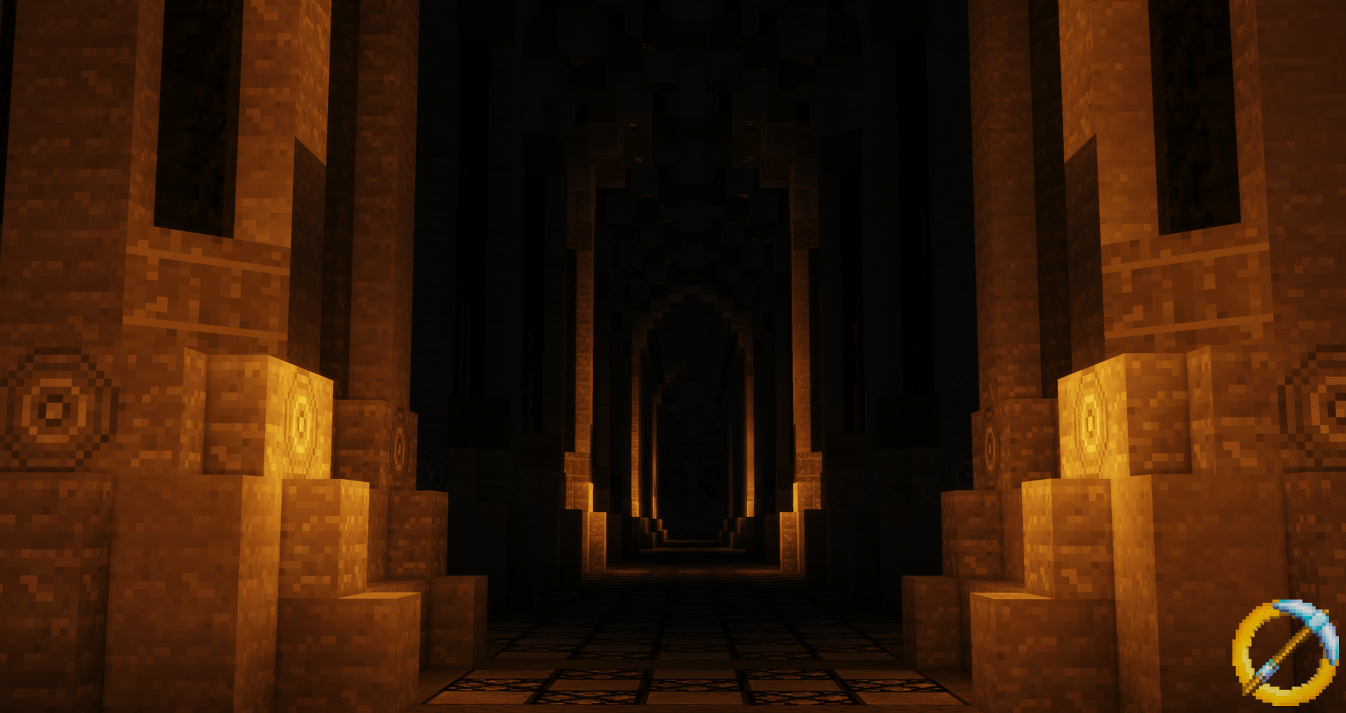 An alley in Moria.