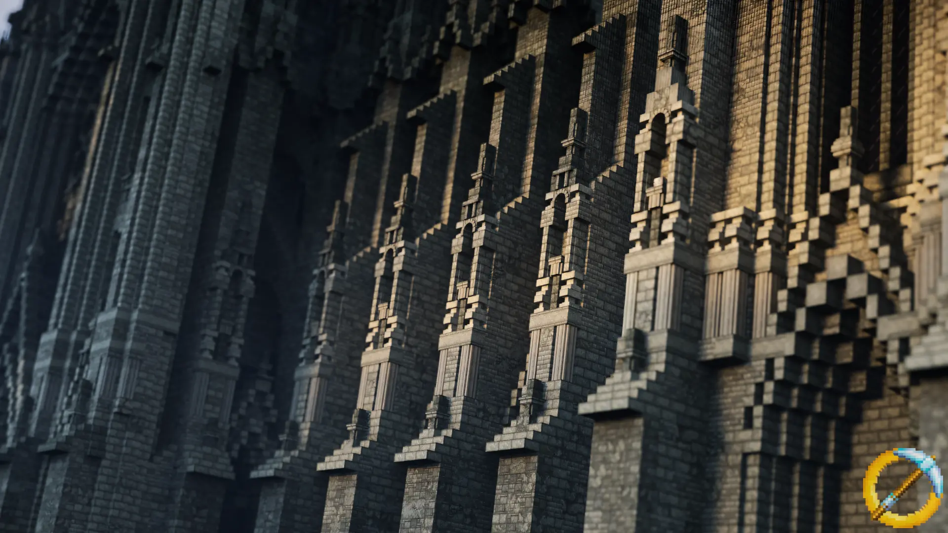 Andrew's Cathedral Rotated - Bliss Shaders | Minecraft Middle Earth