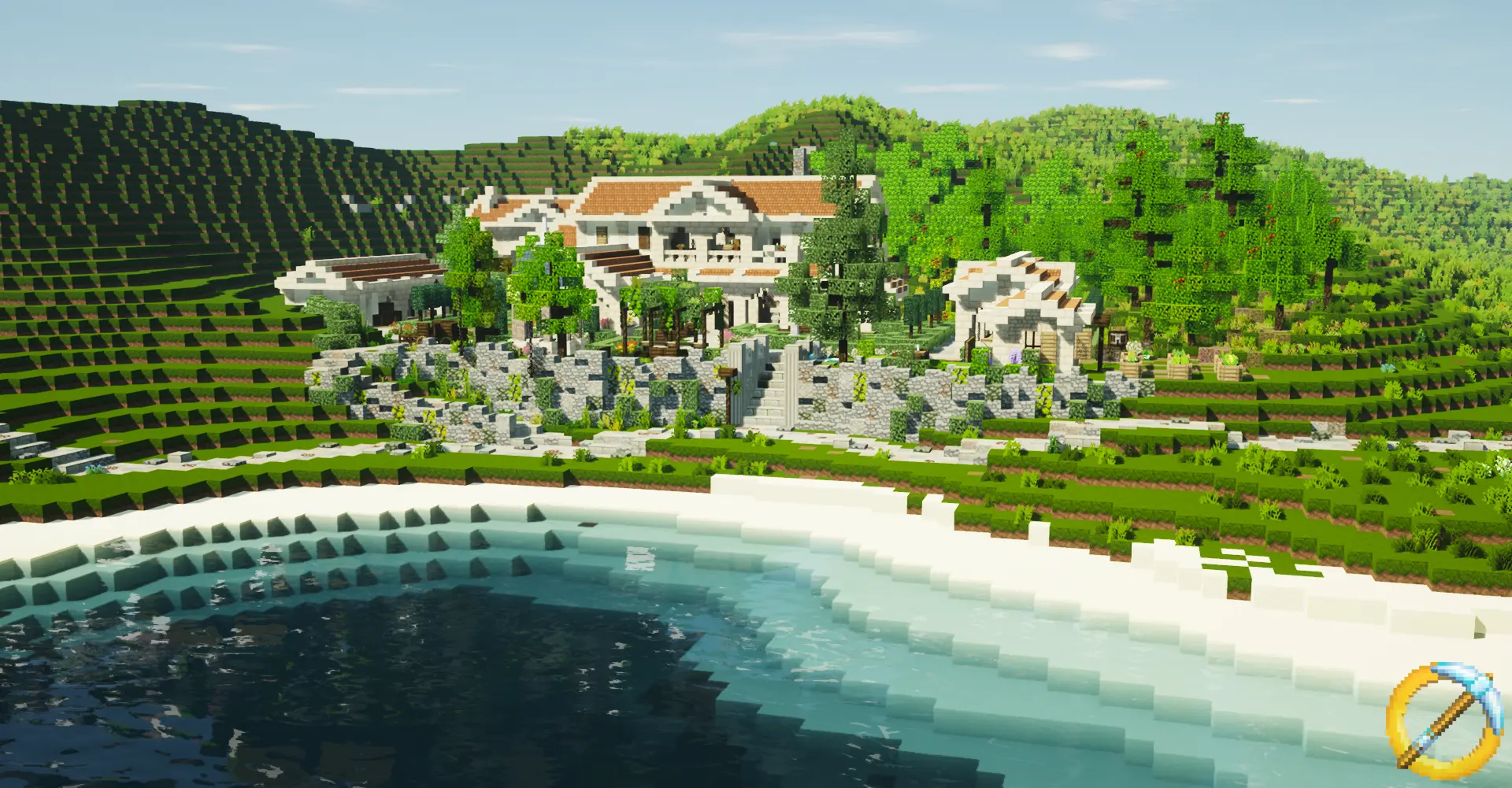 Deluxe Mansion Minecraft Map 500x258