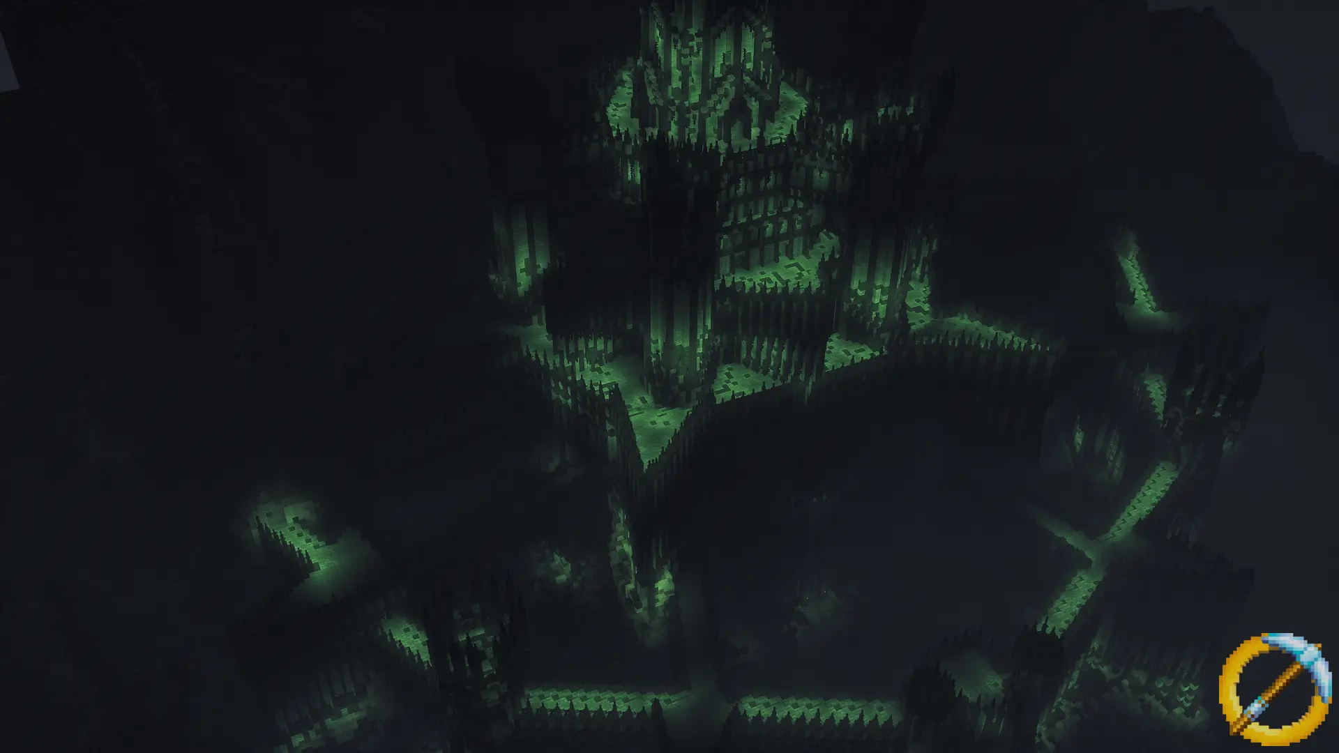 Bird's eye view of Minas Morgul