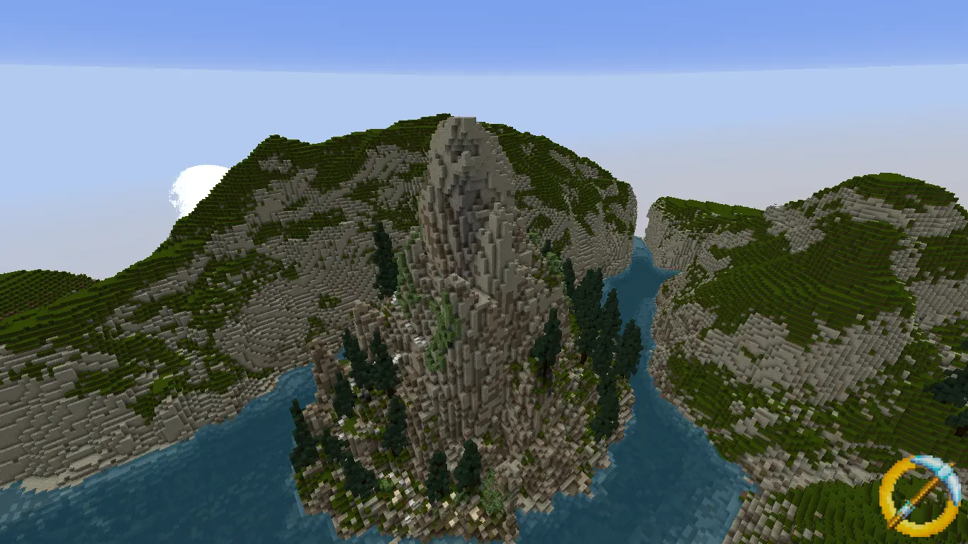 Карта minecraft the forest