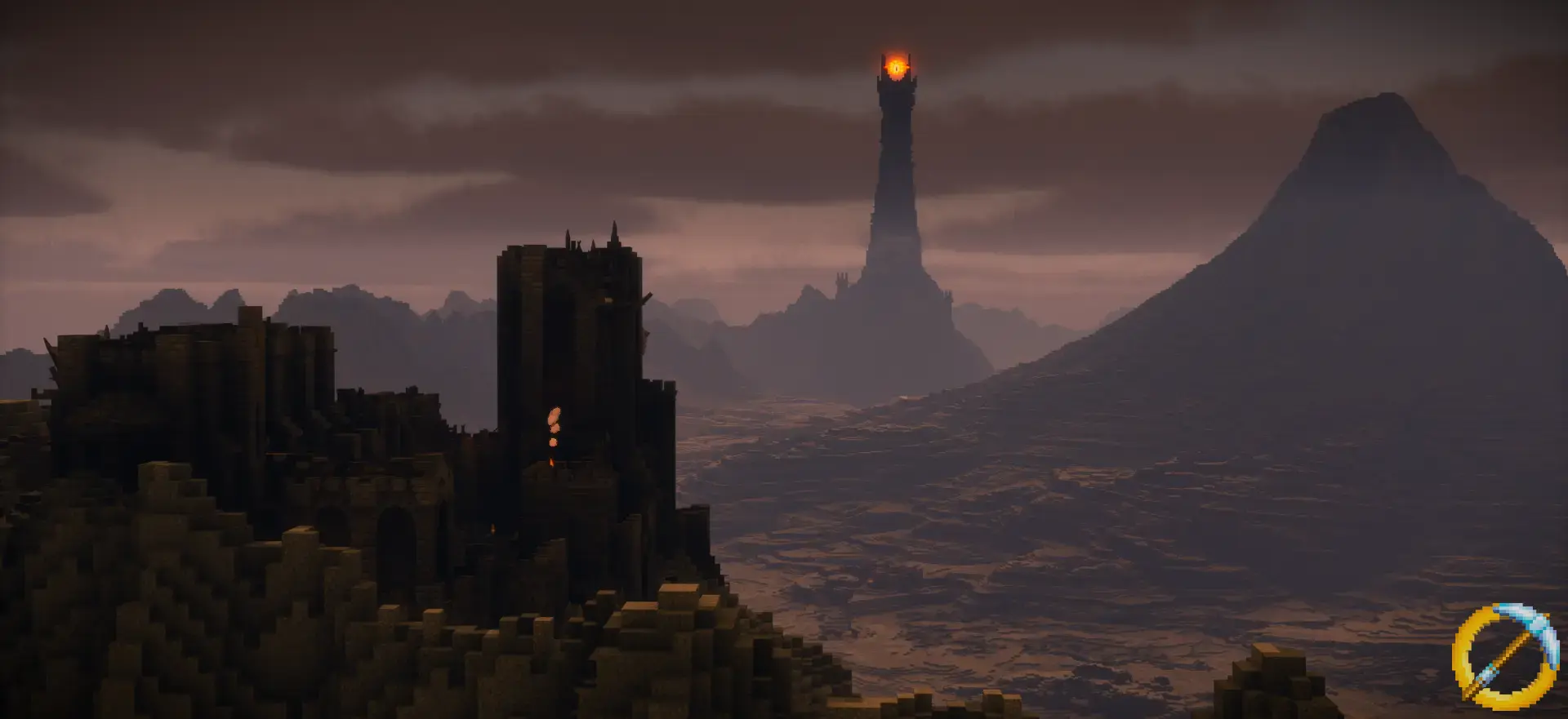 Durthang (facing Barad-Dûr)