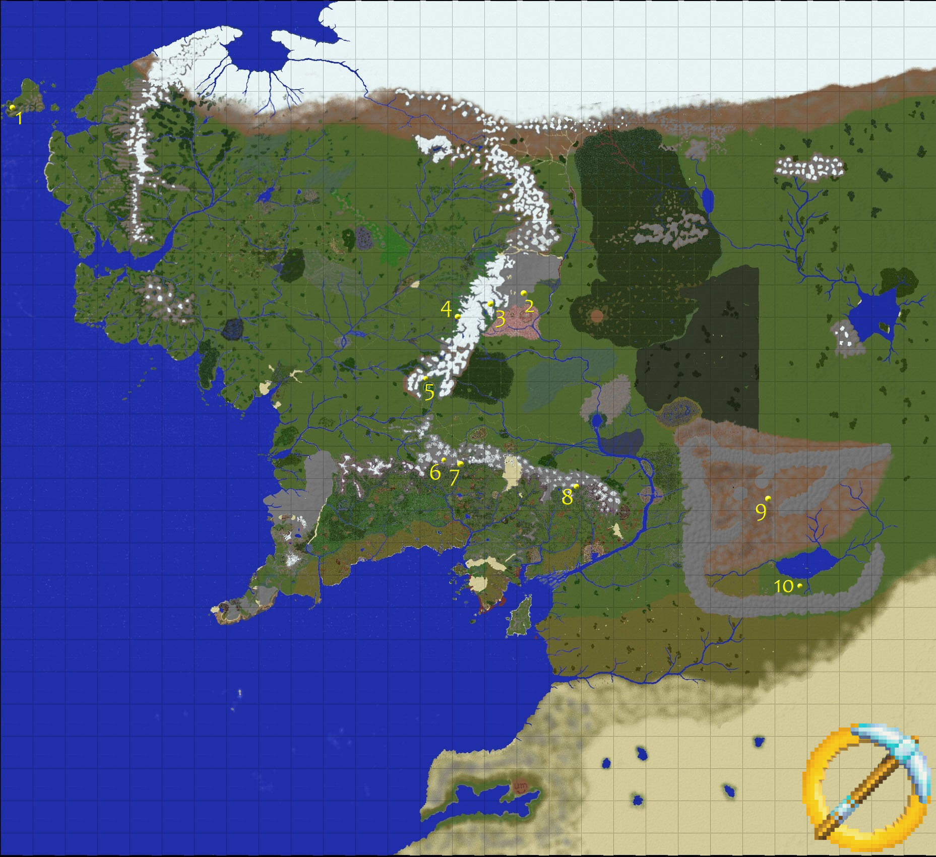 Minecraft Middle Earth: Fennas Map : RubenPieterMark : Free Download,  Borrow, and Streaming : Internet Archive