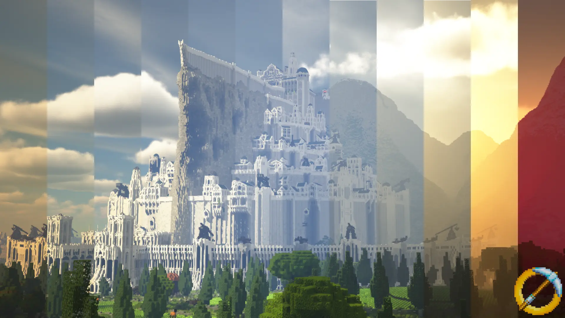 Minas Tirith 12 times over