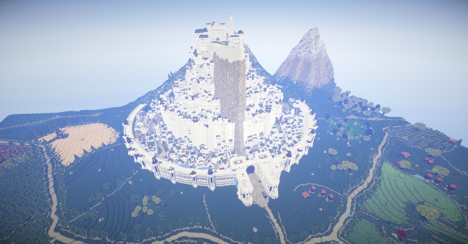 Behold this stunning ray-traced Minecraft recreation of The Lord Of The  Rings' Minas Tirith