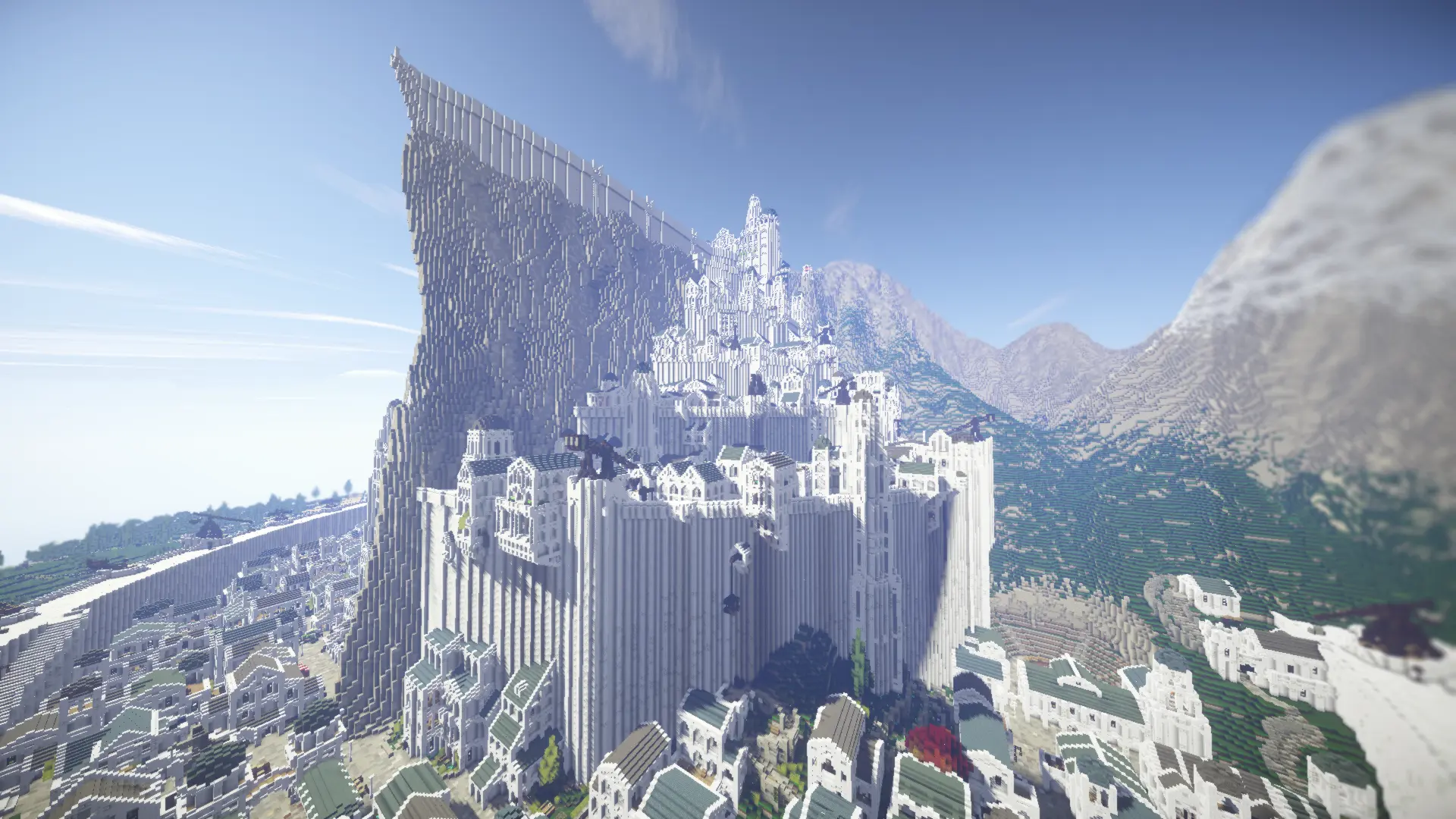 Huge Minecraft Minas Tirith By Fishyyy : Fishyyy : Free Download, Borrow,  and Streaming : Internet Archive