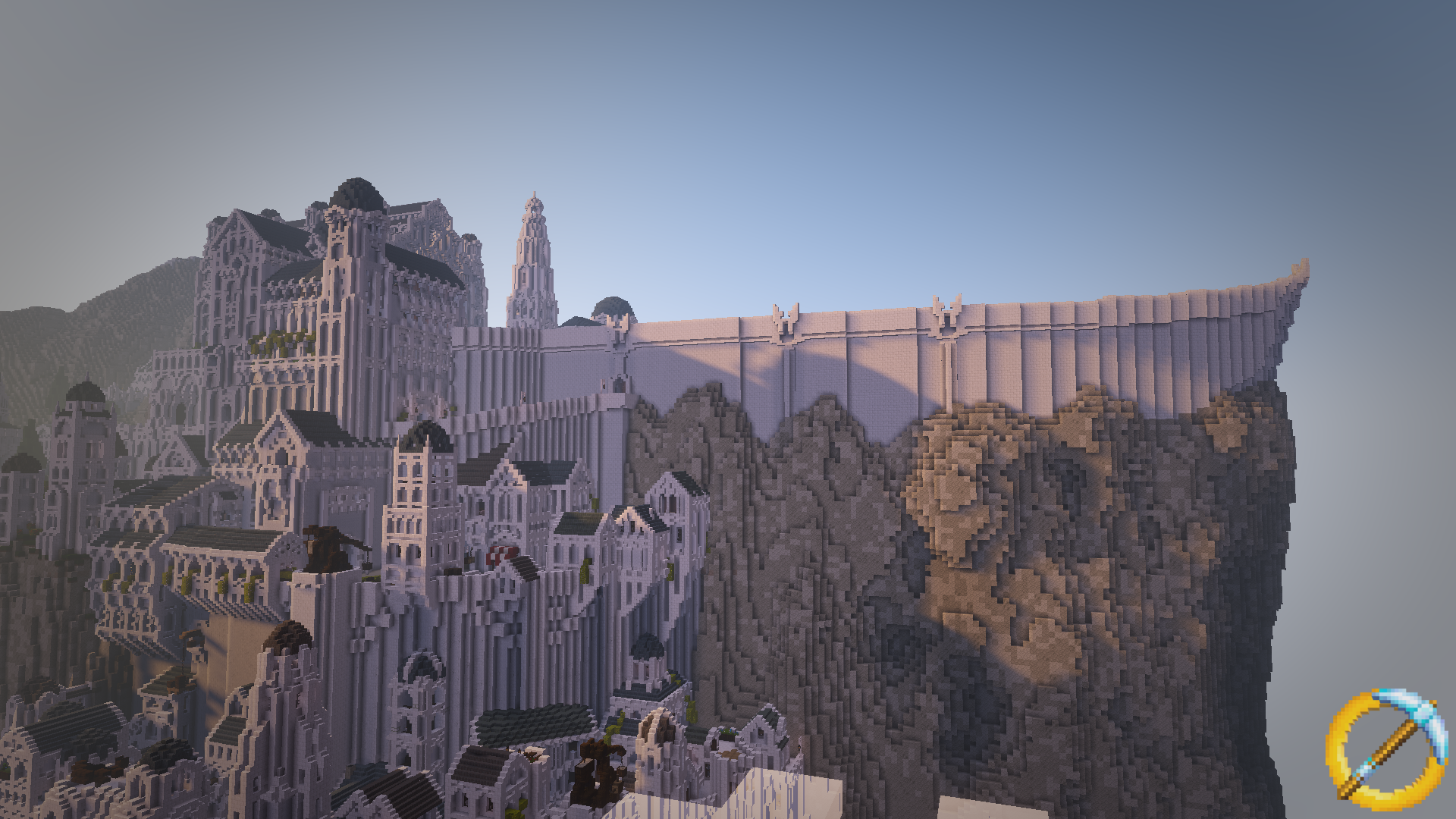 Behold this stunning ray-traced Minecraft recreation of The Lord Of The  Rings' Minas Tirith