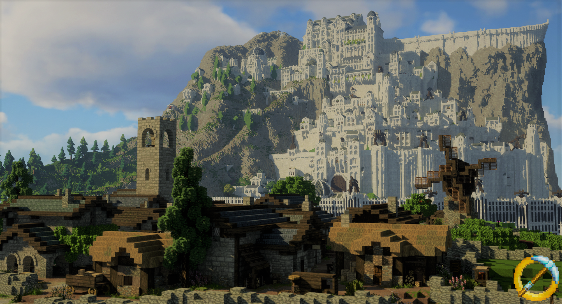 Minas Tirith : r/Minecraft