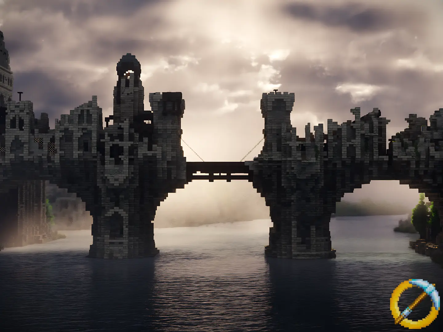 Osgiliath Bridge Silhouette