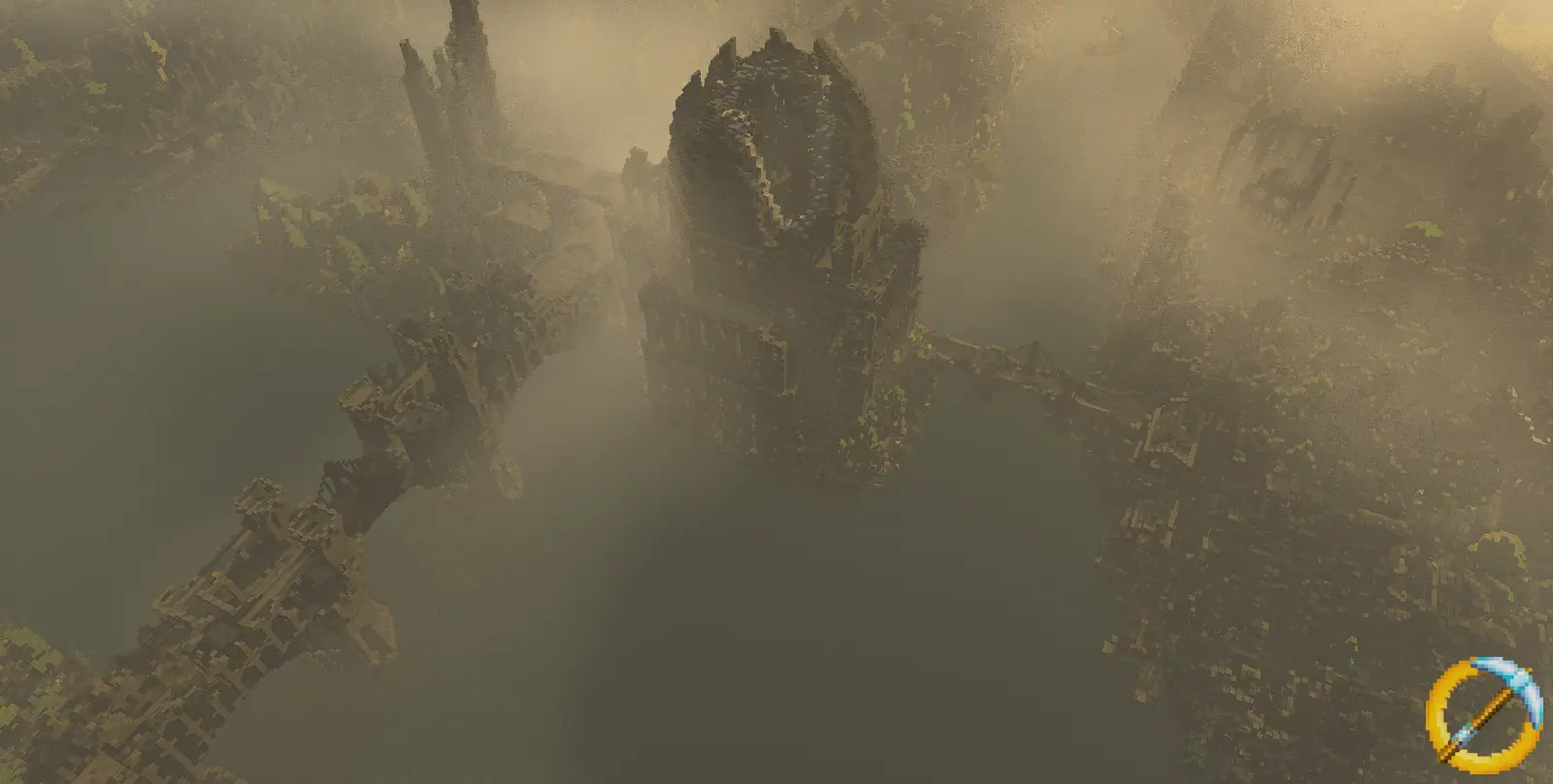 Osgiliath with fog