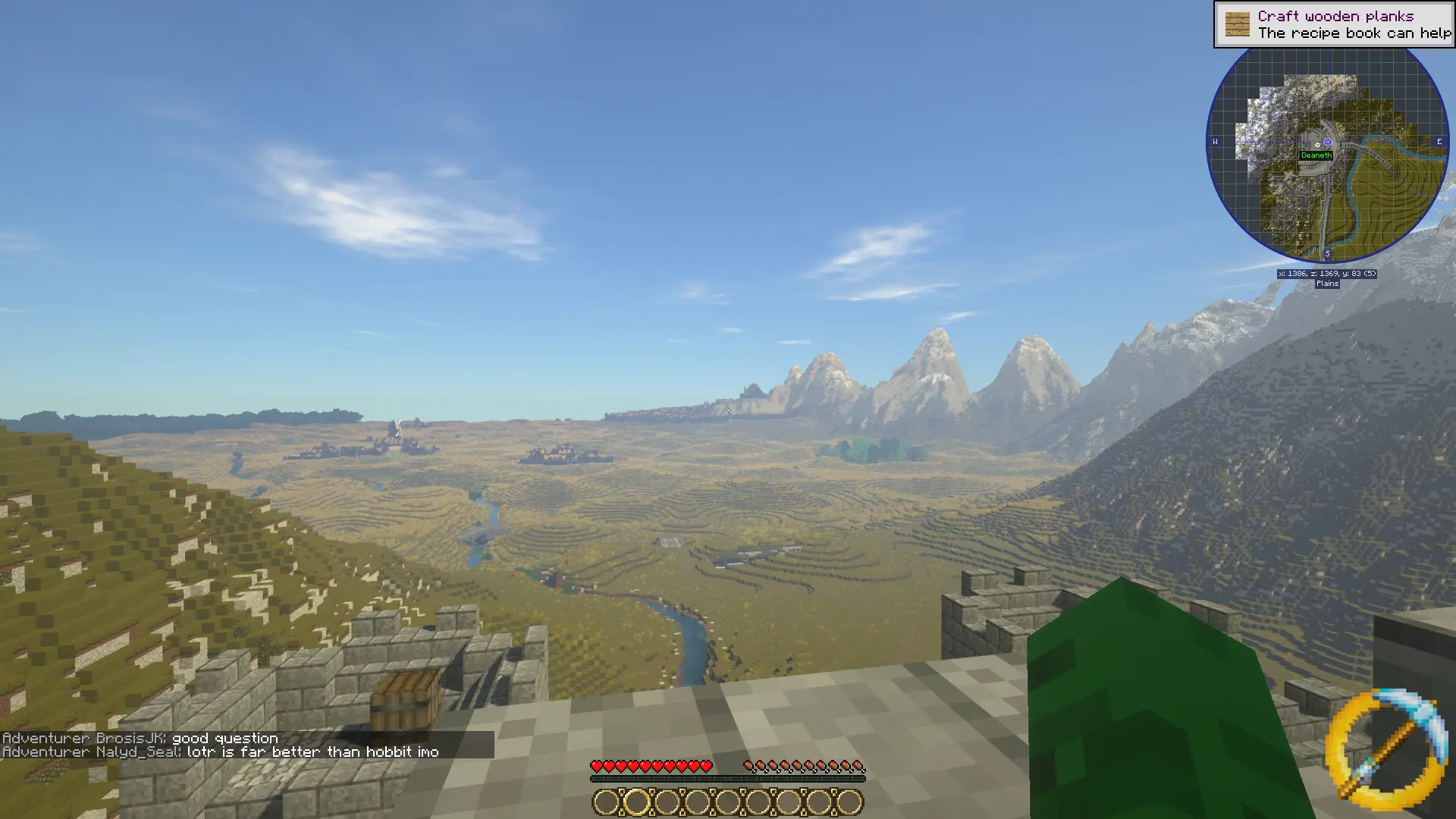 Rohan 128 chunk render distance