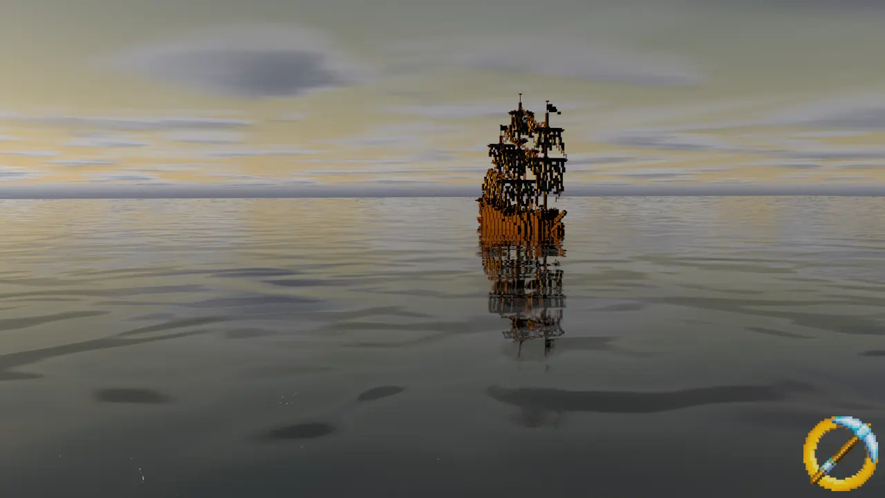 Ship in Belfalas (Render)