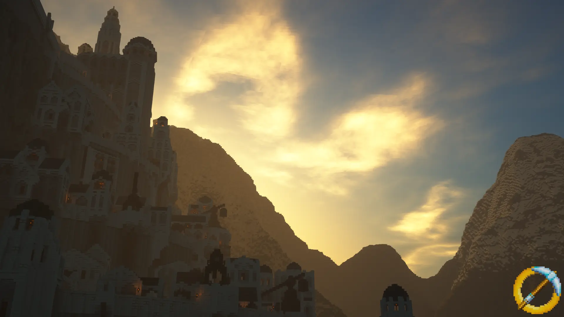 Sunset on Minas Tirith 12