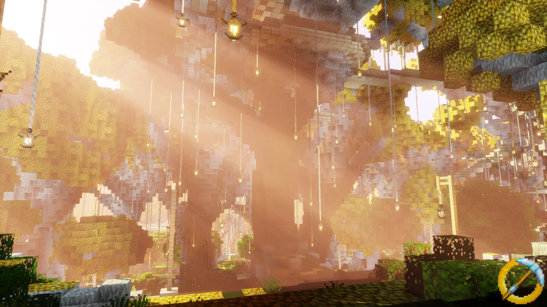 Warm sunrays in Lothlórien