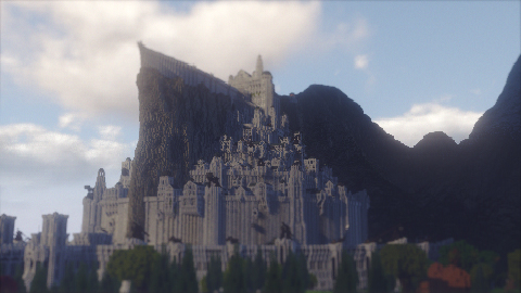 Minecraft Minas Tirith - A lord of the rings build 