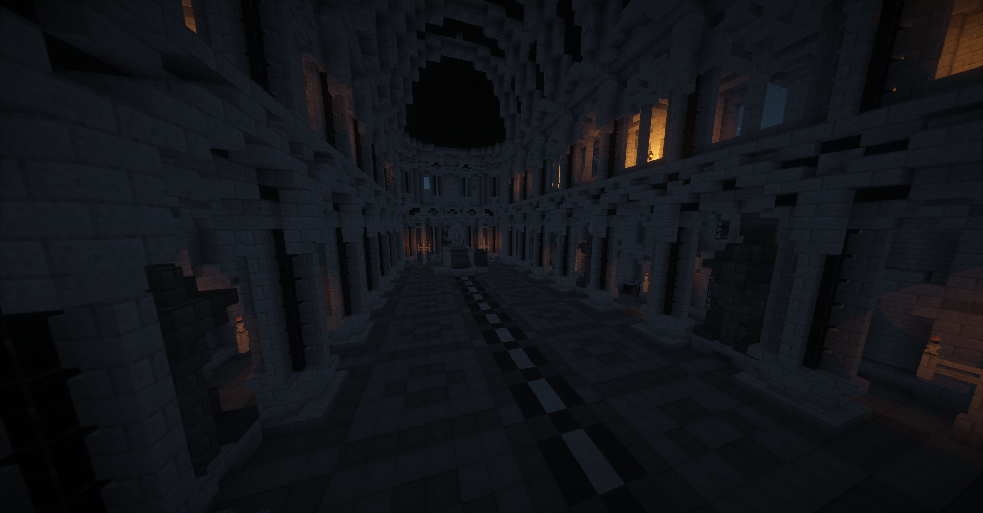Throne Room Night Minecraft Middle Earth