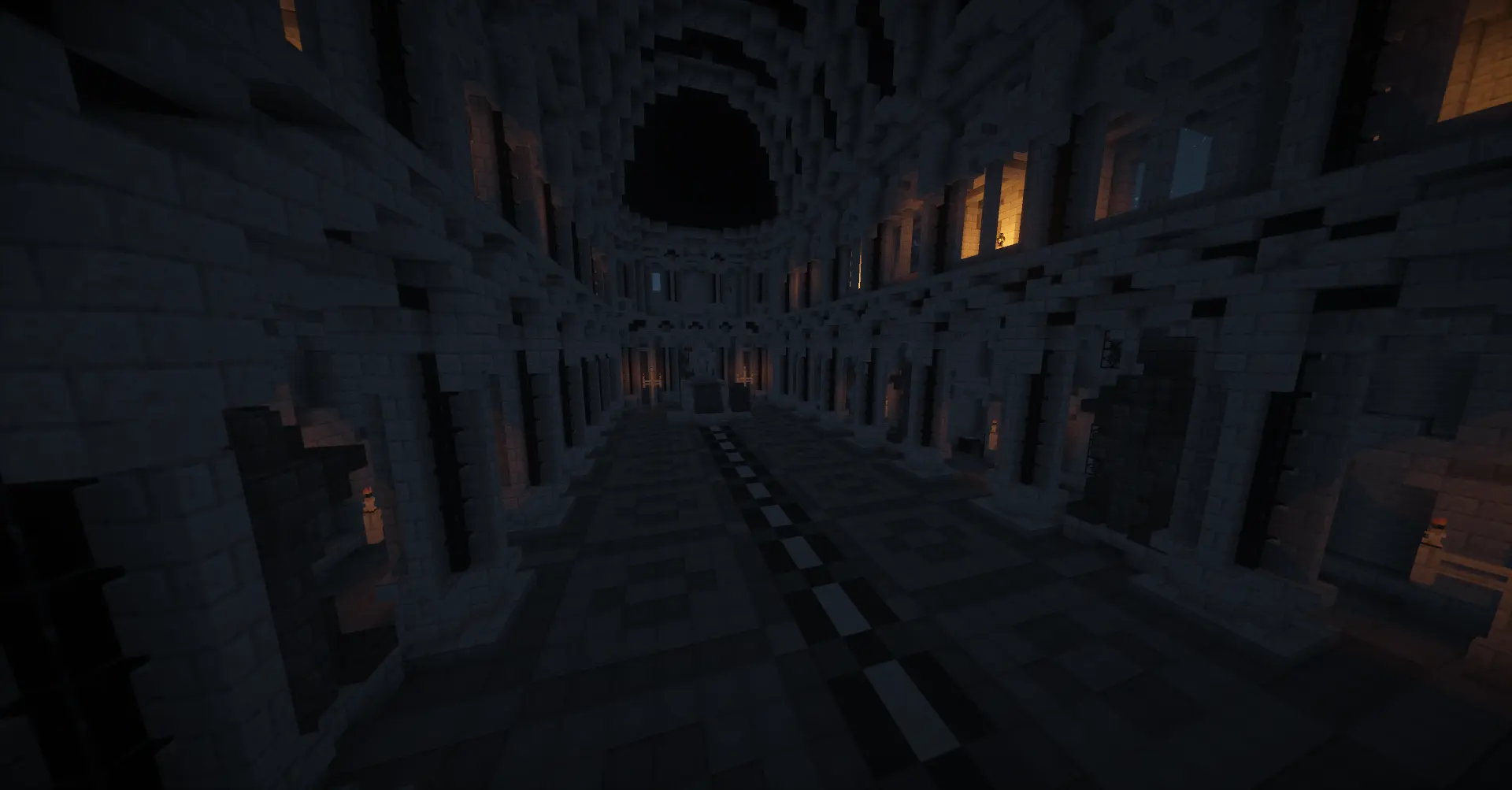 Throne Room Night Minecraft Middle Earth